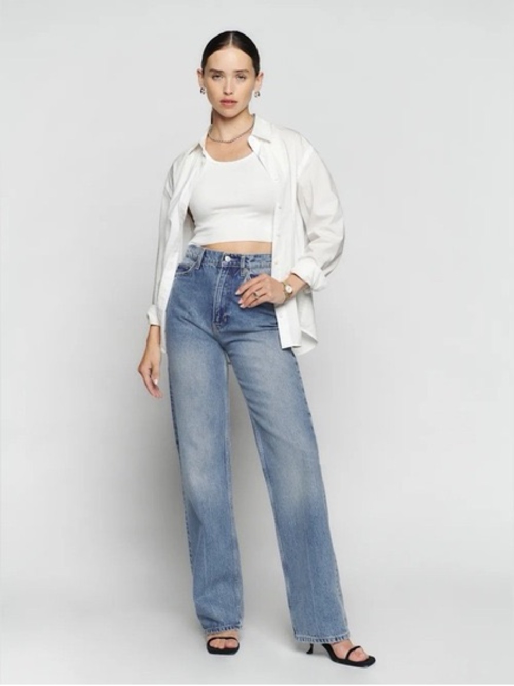 Reformation Wilder High Rise Wide Leg Women's Jeans